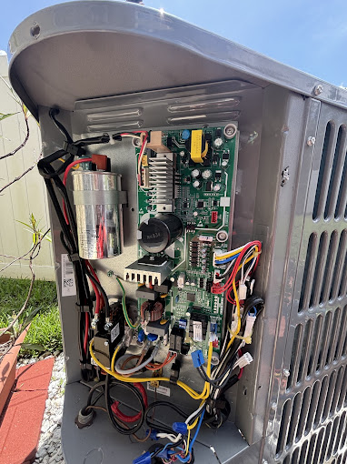 Inside a Condenser Unit