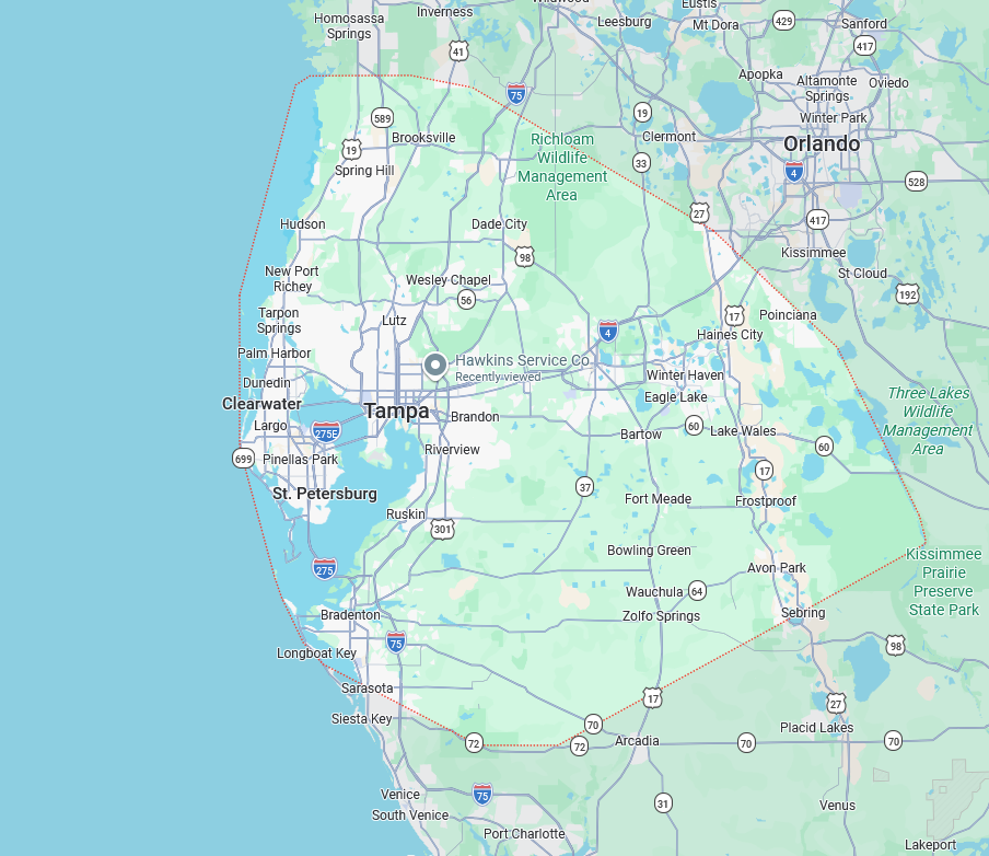 Service Area Map